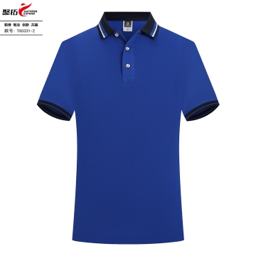 TX0331撞色领POLO衫