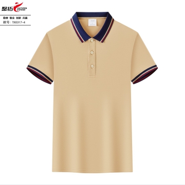 TX0317撞色POLO衫